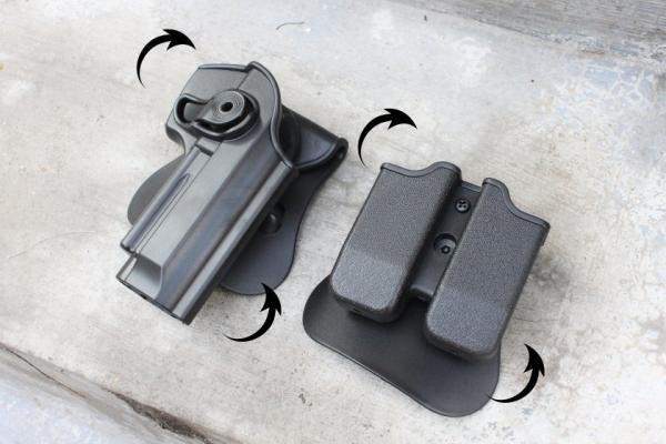 G Wii Waist Holster for M92 GBB ( BK )